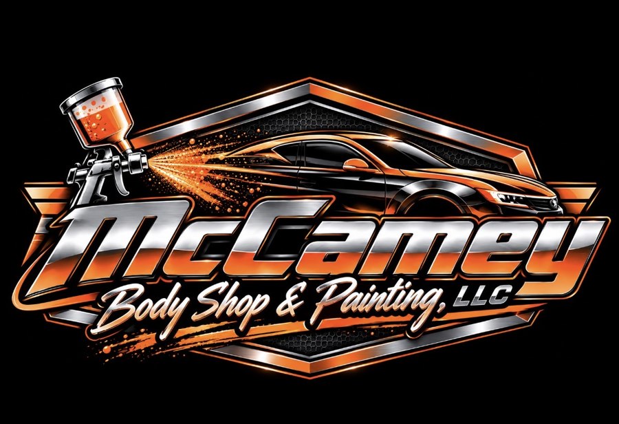 McCamey Body Shop and Painting branding